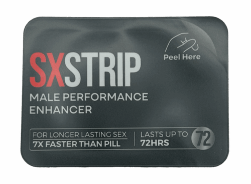 SXSTRIP individually wrapped sublingual strip front